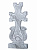 Памятник из мрамора с крестом "Хачкар"